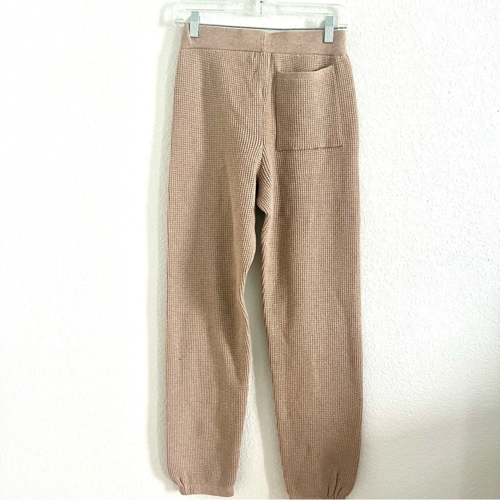 Monrow Beige Knit Pants - Picture 2 of 4
